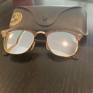 Clubmaster Flash Tortoise Ray-Ban Sunglasses